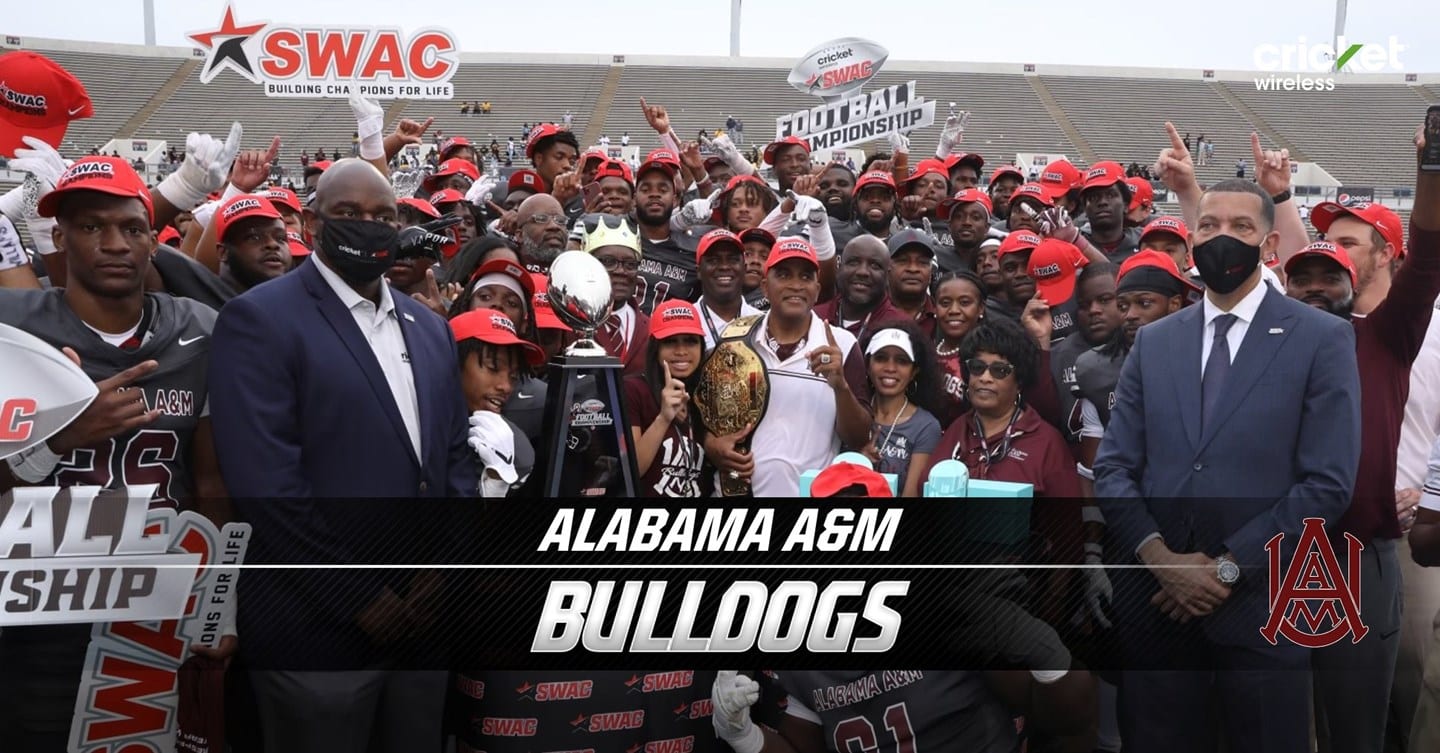 No. 22 Alabama A M Wins First SWAC Football Championship In 15 Years With 40 33 Win Over No. 25 UAPB MEAC SWAC Challenge