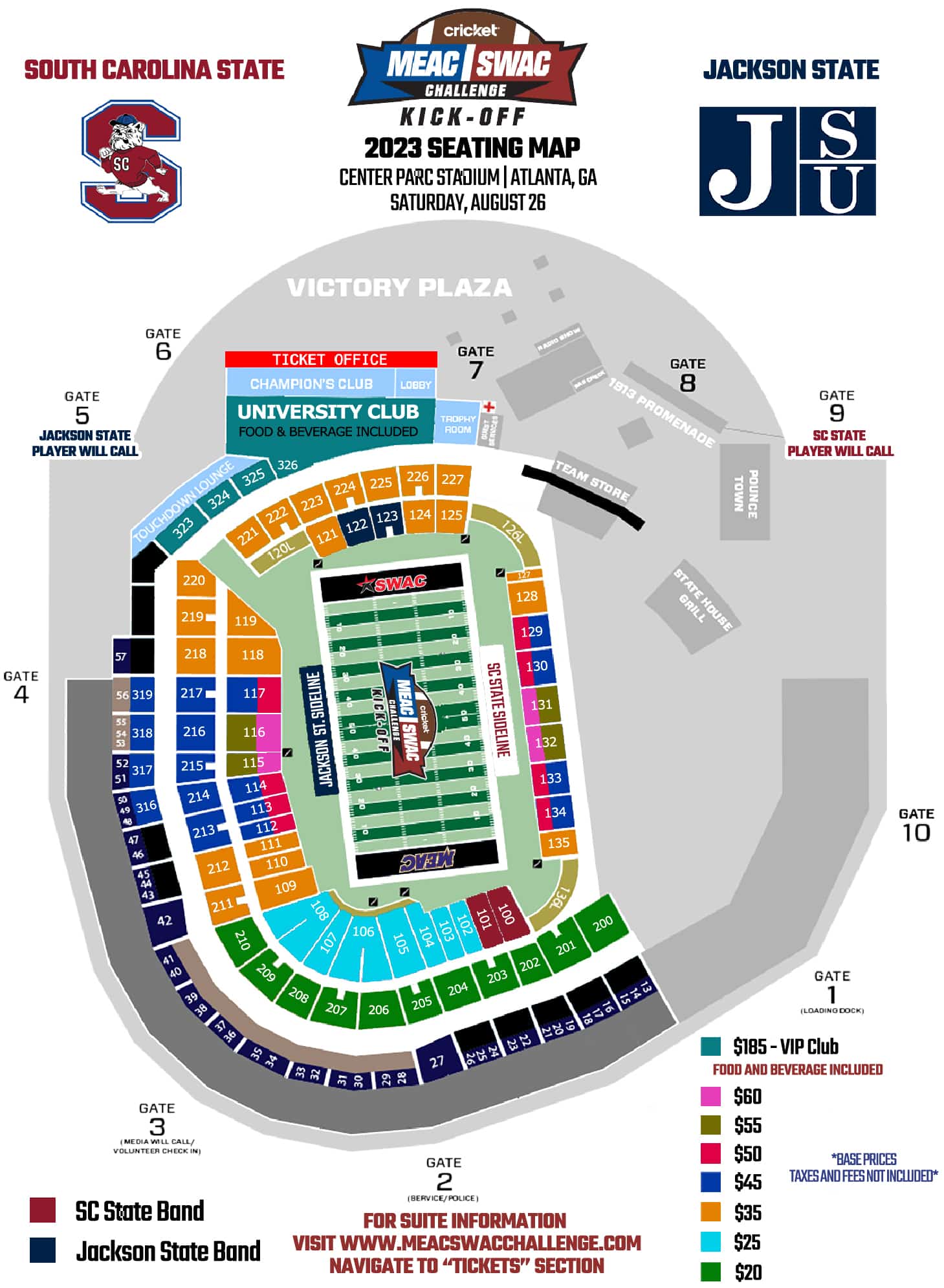 2023 meac swac challenge seating chart3