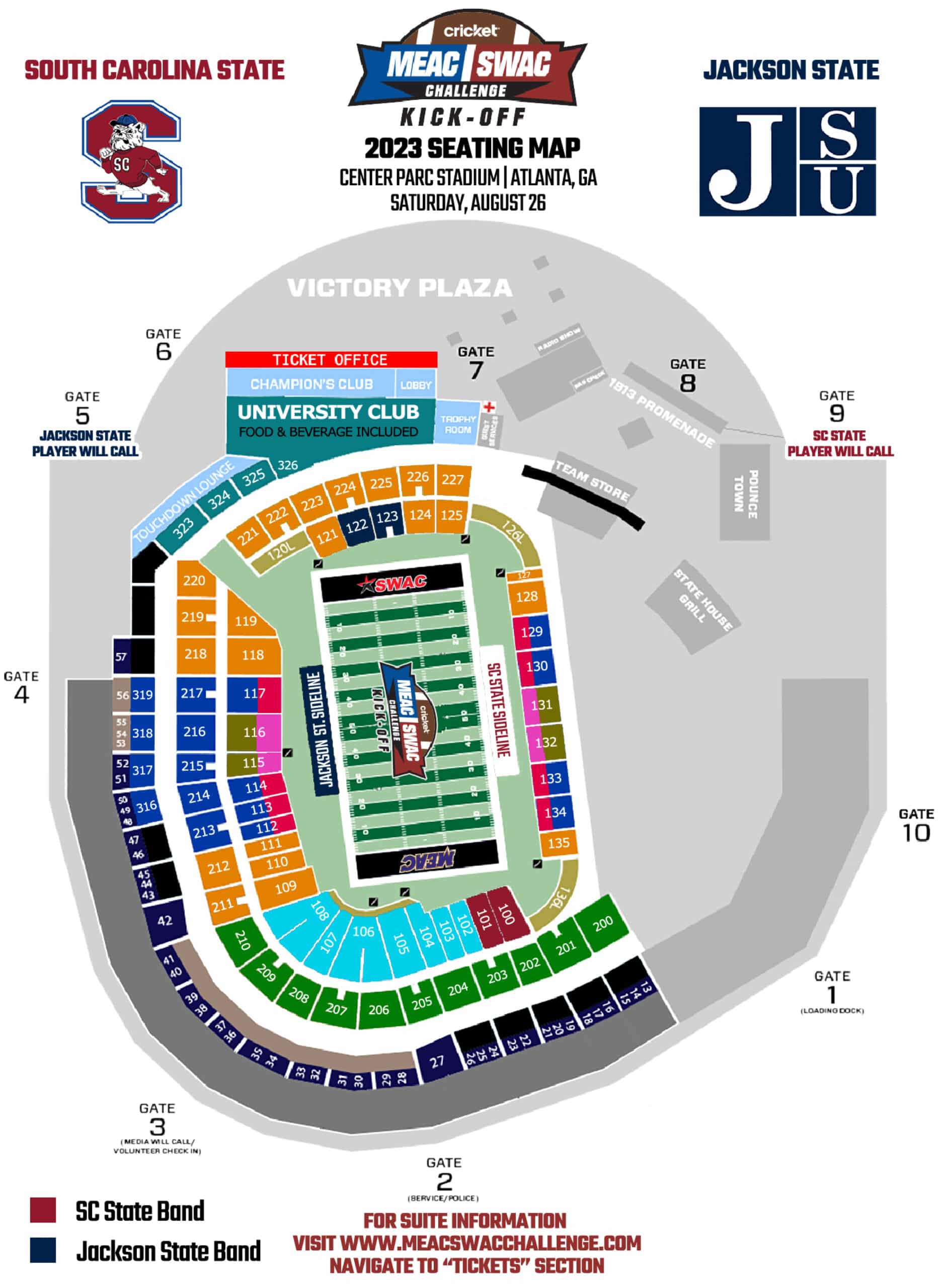 2023 meac swac challenge seating chart4