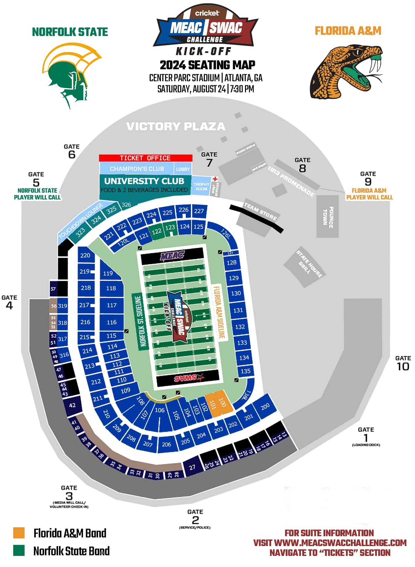 2024 meac swac challenge seating chart