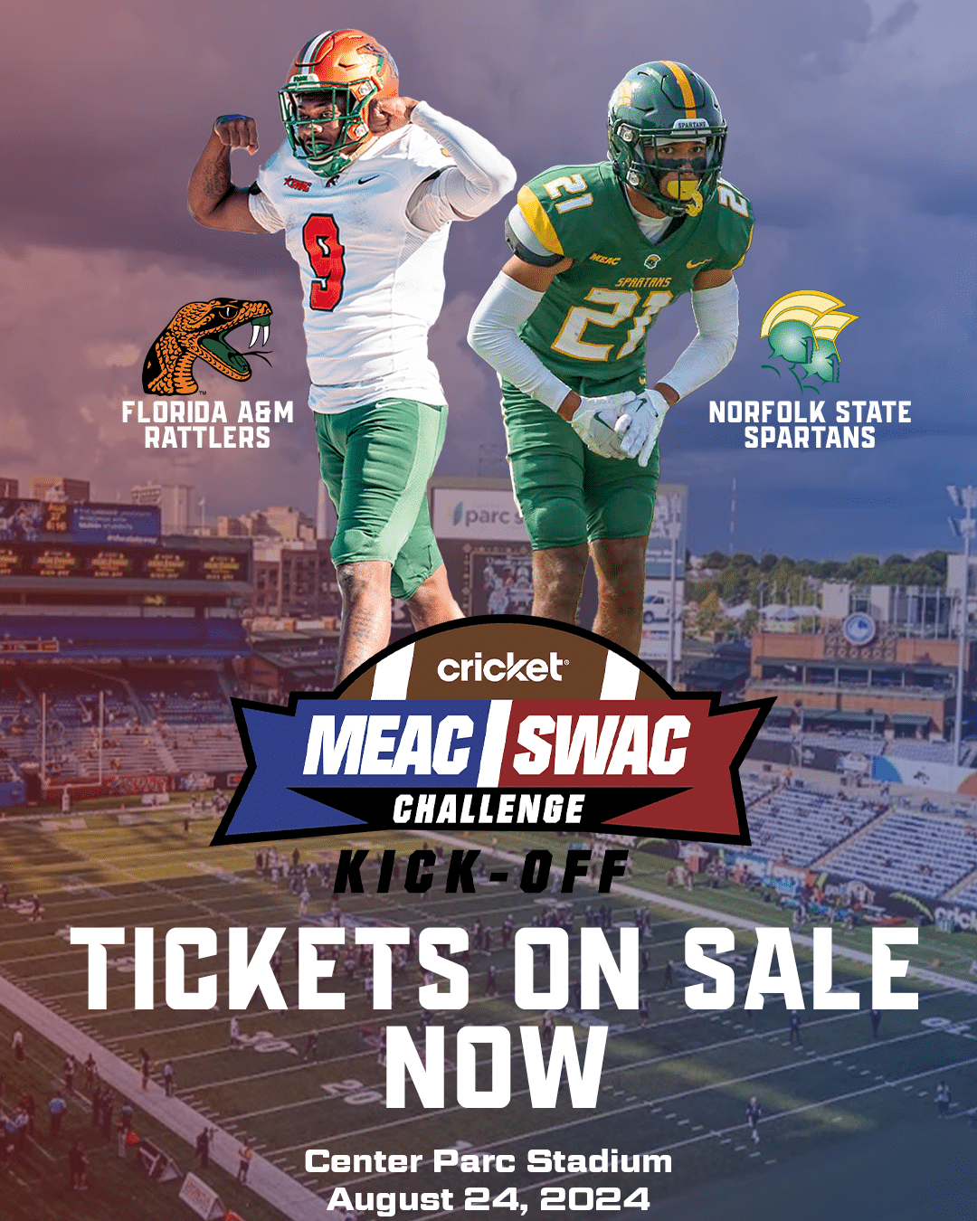 Tickets MEAC SWAC Challenge